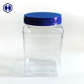 Diamètre en plastique 110mm de bouche de la boîte carrée 64OZ 1850ml d'espace libre de grande capacité