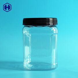 La poignée en plastique d'utilisation à la maison de cuisine cogne les conteneurs en plastique légers de biscuit