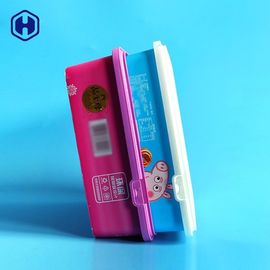 Les boîtes en plastique de place de catégorie comestible avec les couvercles BPA inodore hygiénique libèrent