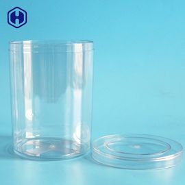 Baquets en plastique ronds durables de conteneurs en plastique de biscuit en boîte par cylindre