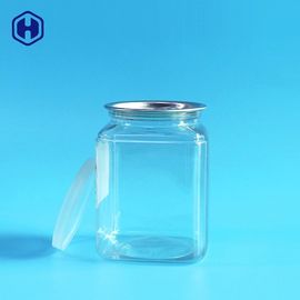 Conteneurs en plastique carrés durables de biscuit entièrement hermétiques et preuve de fuite