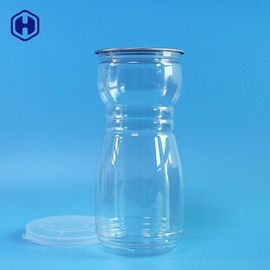 BPA libèrent la capacité et le logo adaptés aux besoins du client par conteneur en plastique clair de cylindre