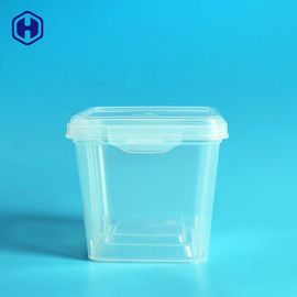 Récipient en plastique carré d'emballage alimentaire de serrure facile 530ML réutilisable