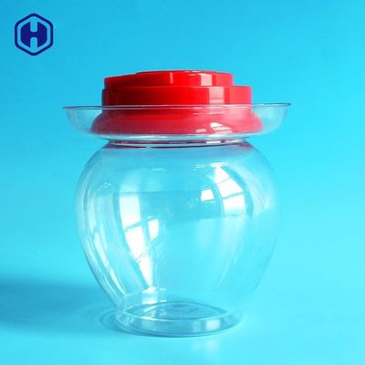 Récipients d'entreposage en plastique de catégorie comestible de conserves au vinaigre du pot 1080ML de preuve de fuite de chapeau de trou d'air