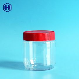Pots en plastique de preuve de petite taille de fuite avec entièrement hermétique à bouchon vissable rouge