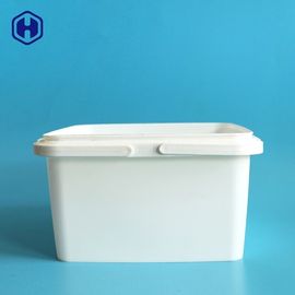 La poignée de double de baquets de la coutume 3.2L IML enferme dans une boîte les récipients d'entreposage en plastique de nourriture