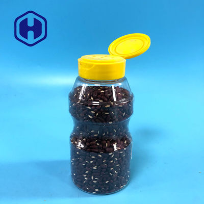 Pot en plastique hermétique fait sur commande d'épice du rond 300ml 10oz transparent