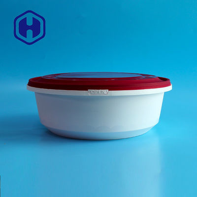 la nourriture de salade de pâtes de riz de récipients en plastique de 2500ml IML emportent la boîte de empaquetage