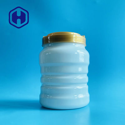 pot en plastique de preuve blanche de fuite de la catégorie 2450ml comestible pour des écrous de farine d'avoine