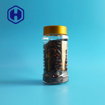 Pot en plastique de biscuit d'anarcadier d'animal familier de preuve carrée de fuite 30oz 900ml pour la farine d'avoine de poudre de café