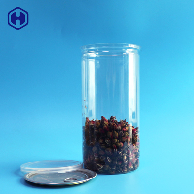 Long haut 1380ml 401# emballage de maïs de bruit de couvercle des boîtes en plastique claires en aluminium