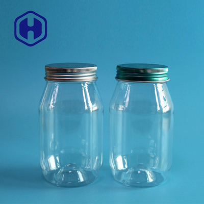 Les écrous doux ronds clairs de sel coulent la taille en plastique du pot 400ml 125mm de preuve