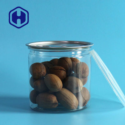 boîtes en plastique claires de sucrerie de coton de 21.6oz 640ml avec l'extrémité ouverte facile