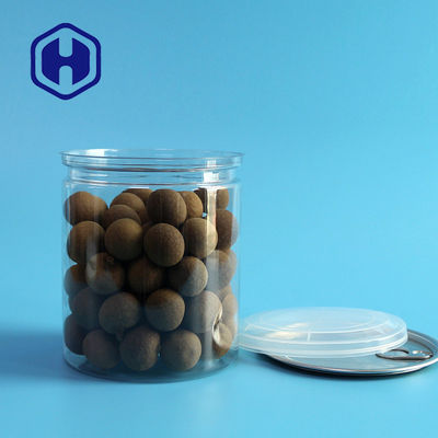 le plastique 750ml clair met en boîte la catégorie comestible d'impression d'écran emballant Bpa l'animal familier vide que libre peut couvercle ouvert facile