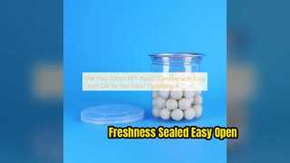 Bidon PET de 220 ml pour l'emballage de fruits de mer et de bonbons