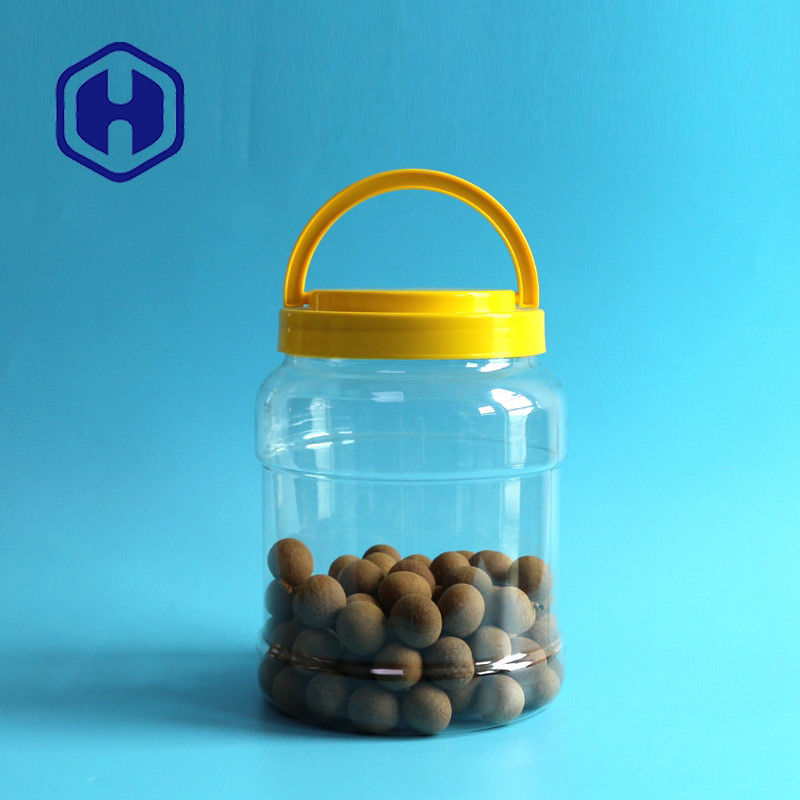 Grands pots en plastique de bouche de sucrerie large de conserves au vinaigre avec la catégorie comestible libre des couvercles 80.5oz Bpa