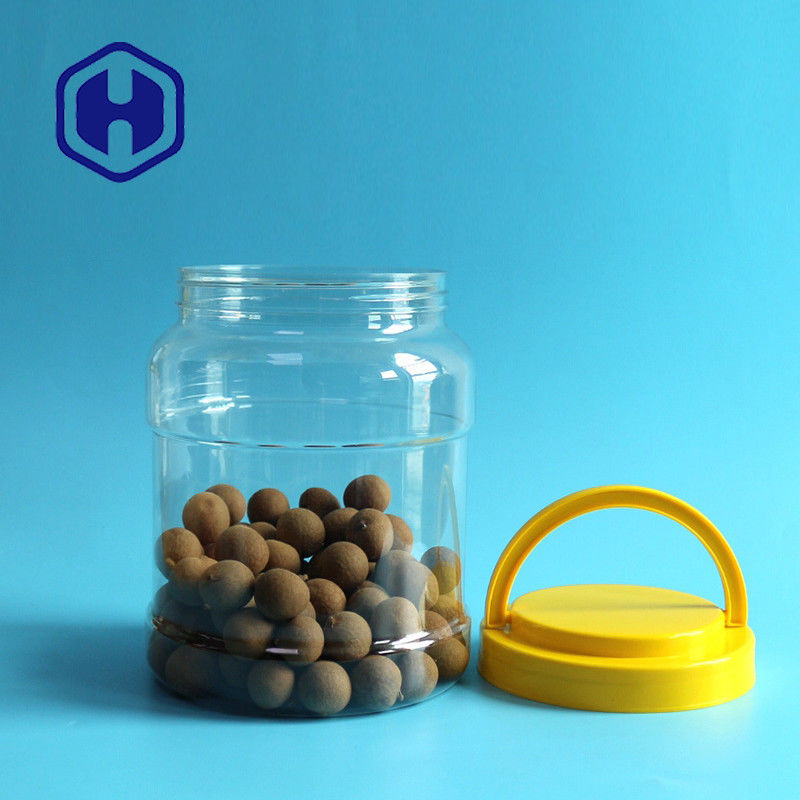Grands pots en plastique de bouche de sucrerie large de conserves au vinaigre avec la catégorie comestible libre des couvercles 80.5oz Bpa