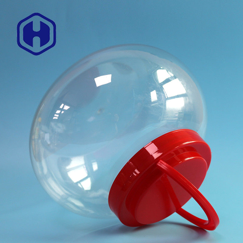 pot en plastique de grand ANIMAL FAMILIER rond de conserves au vinaigre de 3740ml 126oz avec l'emballage de cadeau de couvercle et de poignée