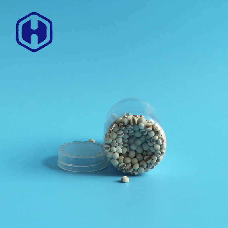 nourriture 120ml sûr d'emballage de cadeau de pot de preuve de la fuite 4oz petite témoin de couvercle à visser en plastique de paquet