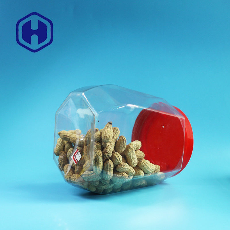 pot en plastique de preuve de grande taille de la fuite 2480ml avec la bouche large de couvercle de vis