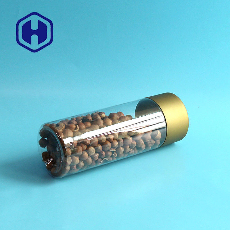 Conteneurs ronds libres de pot de conditionnement en plastique de couvercle de Bpa longs pour le maïs éclaté sec 1136ml de Fruis