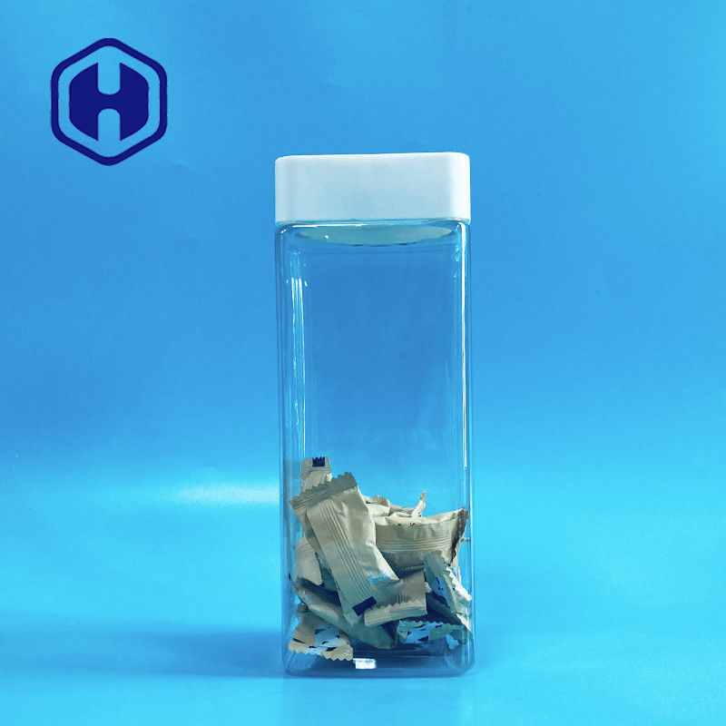 le plastique de la place 1140ml cogne la catégorie comestible de barres à bouchon vissable de bonbons avec la preuve de fuite de revêtement