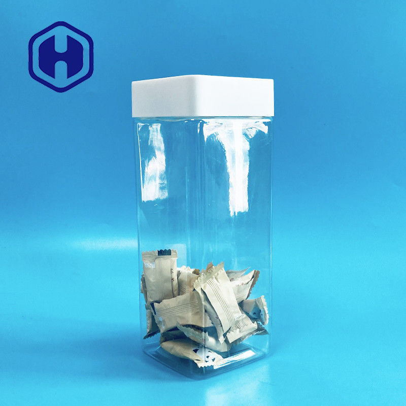 le plastique de la place 1140ml cogne la catégorie comestible de barres à bouchon vissable de bonbons avec la preuve de fuite de revêtement