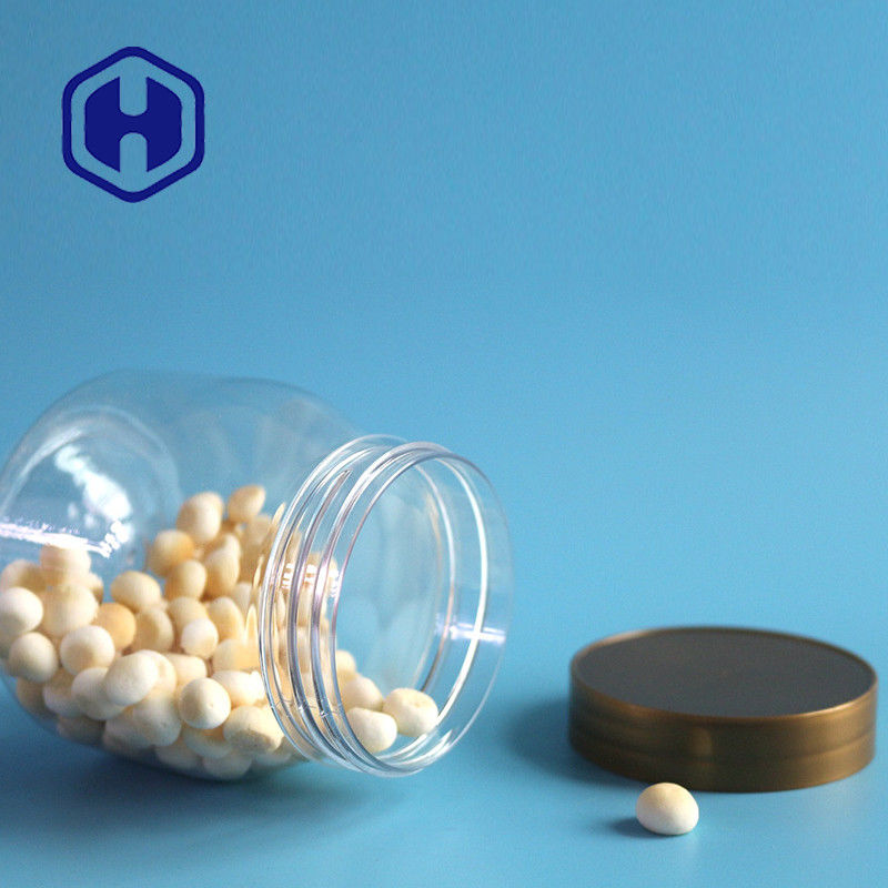 Pot scellable jetable 11oz de conditionnement en plastique de couvercle de vis pour des compléments alimentaires de bébés d'enfants