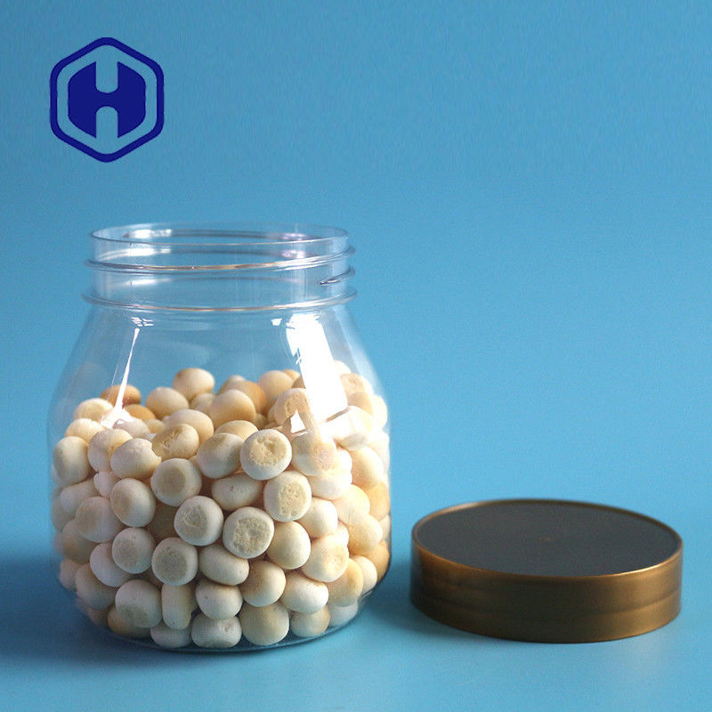 Pot scellable jetable 11oz de conditionnement en plastique de couvercle de vis pour des compléments alimentaires de bébés d'enfants