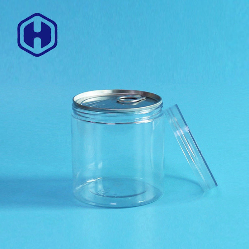 La boîte en plastique vide ouverte facile 360ml d'aliment pour animaux familiers sèchent des légumes fruits autour du couvercle de vis hermétique