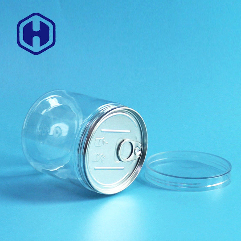 La boîte en plastique vide ouverte facile 360ml d'aliment pour animaux familiers sèchent des légumes fruits autour du couvercle de vis hermétique