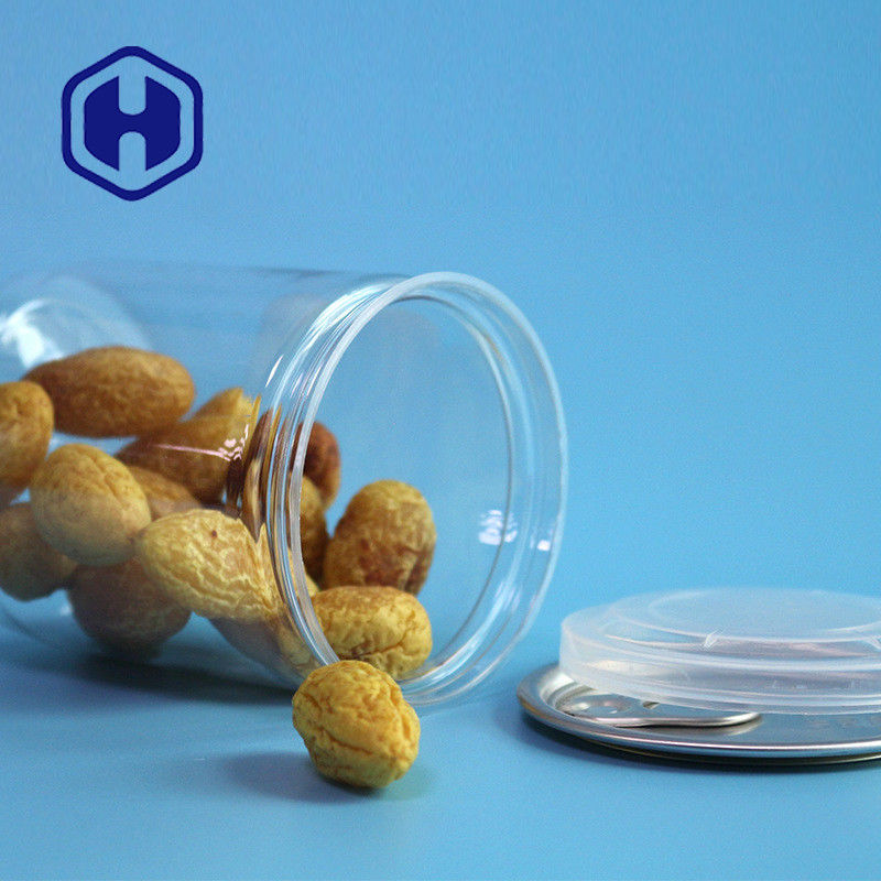 Cannes en PET de qualité alimentaire avec une extrémité ouverte facile pour l'emballage des boissons et des aliments