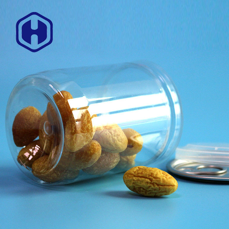 Cannes en PET de qualité alimentaire avec une extrémité ouverte facile pour l'emballage des boissons et des aliments