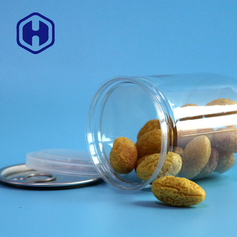 Cannes en PET de qualité alimentaire avec une extrémité ouverte facile pour l'emballage des boissons et des aliments