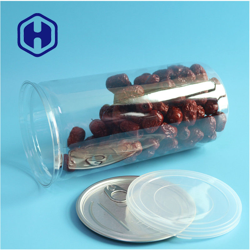 1400 ml de gros noix de maïs en plastique transparente en PET transparente avec une extrémité ouverte facile