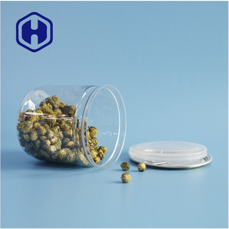 Emballages de supermarché étanches à l'air, étanches aux fuites, en plastique PET, poubelles de biscuits avec couvercles faciles à ouvrir