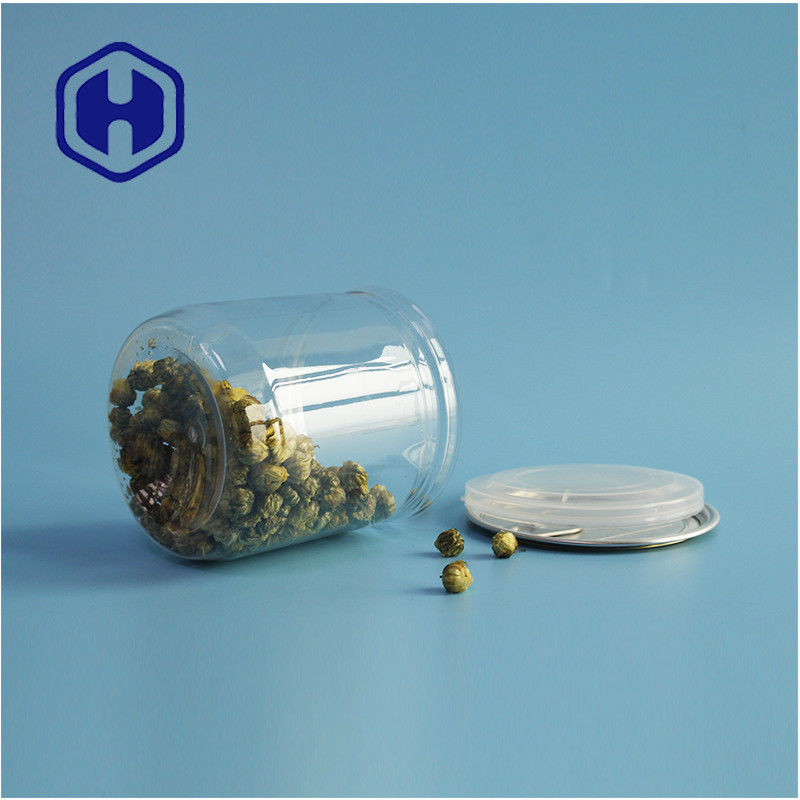 Emballages de supermarché étanches à l'air, étanches aux fuites, en plastique PET, poubelles de biscuits avec couvercles faciles à ouvrir