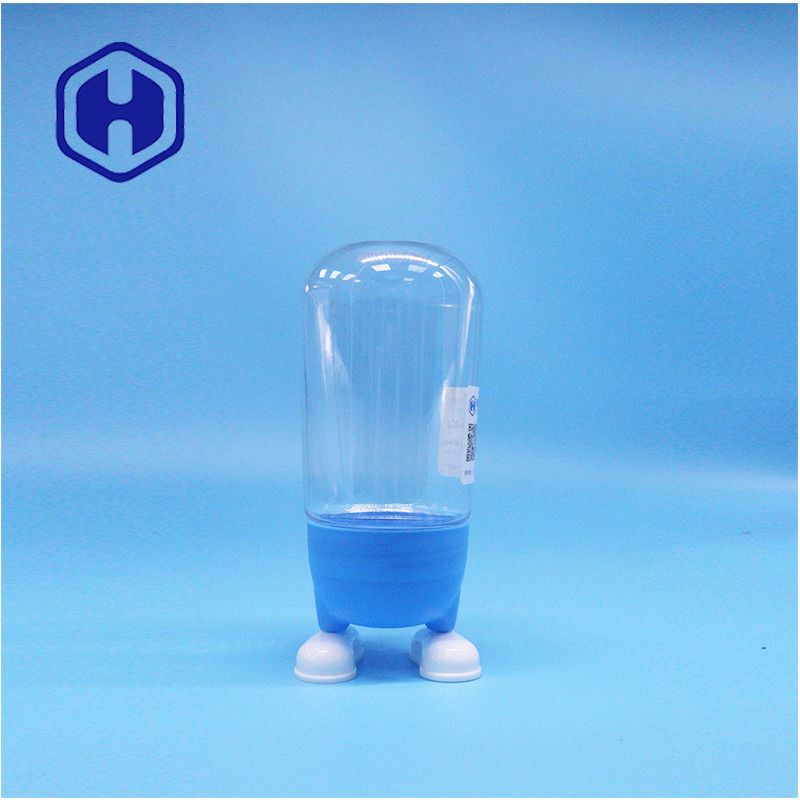 Des biscuits en plastique de qualité alimentaire en forme de bonbon sucre cadeau verre clair couvercle à vis fantaisie