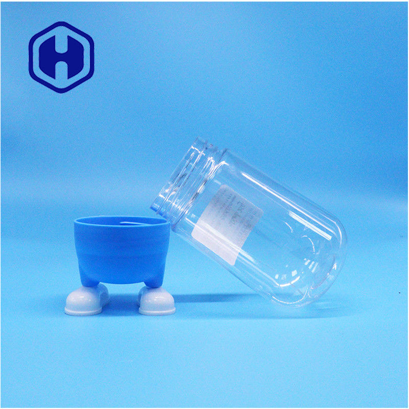 Des biscuits en plastique de qualité alimentaire en forme de bonbon sucre cadeau verre clair couvercle à vis fantaisie