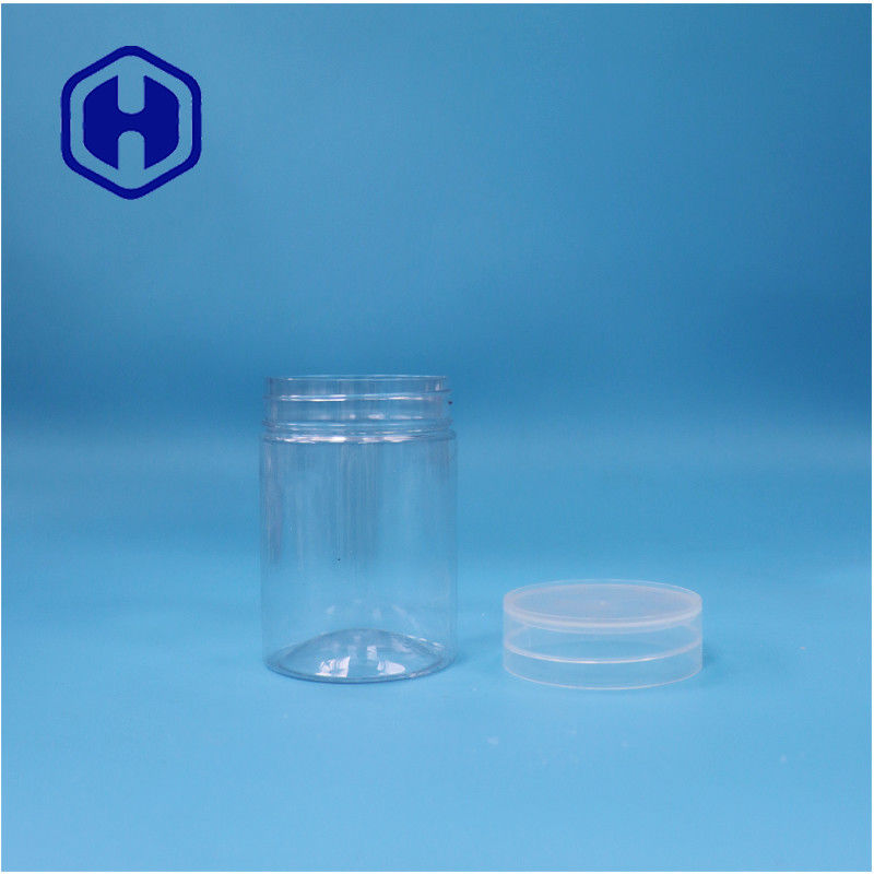 Bouteille de poivre en plastique transparent en PET à forme ronde