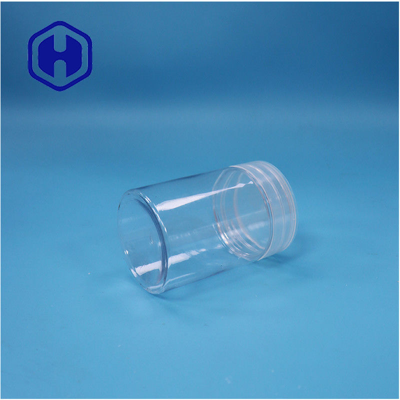 Bouteille de poivre en plastique transparent en PET à forme ronde