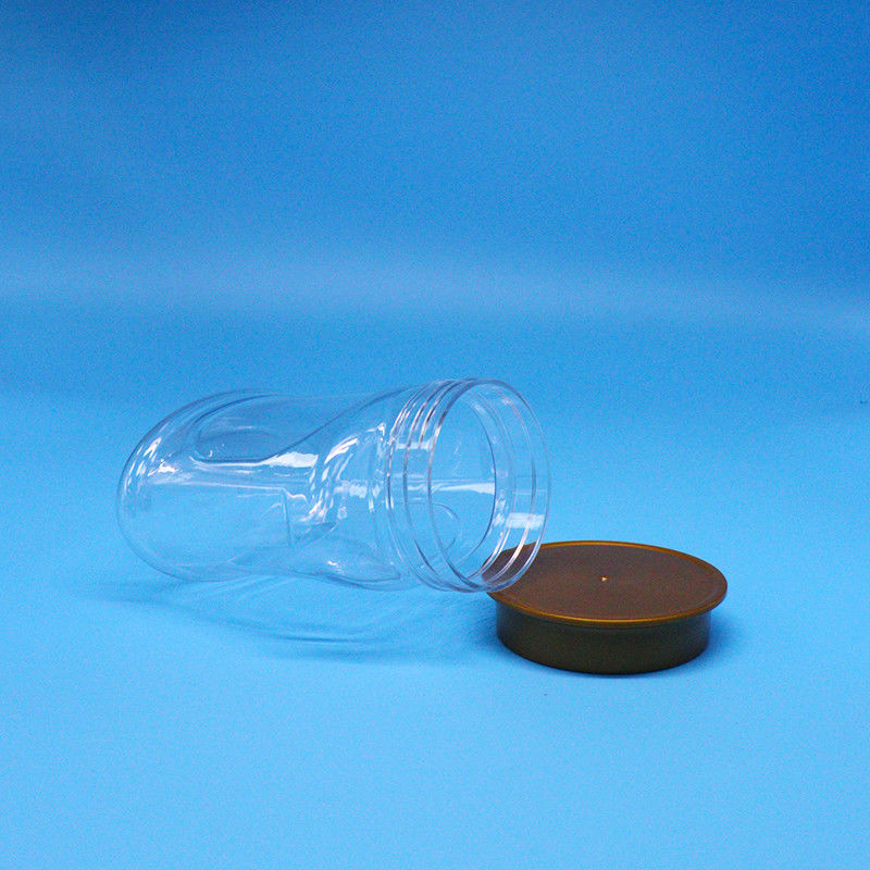 Cadeau de bonbons clair, vide, étanche à l'air, noix en PET de qualité alimentaire, boîtier en plastique, couvercle à vis