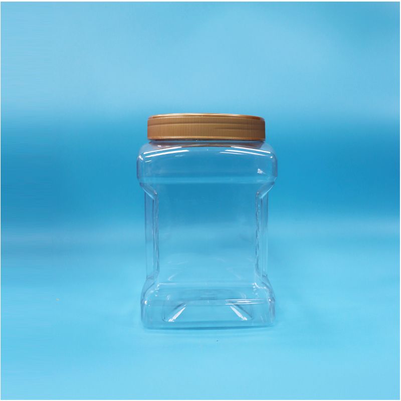 Bocaux en PET transparents avec couvercle à vis, qualité alimentaire, pour nori haché, baies de myrte séchées, noix