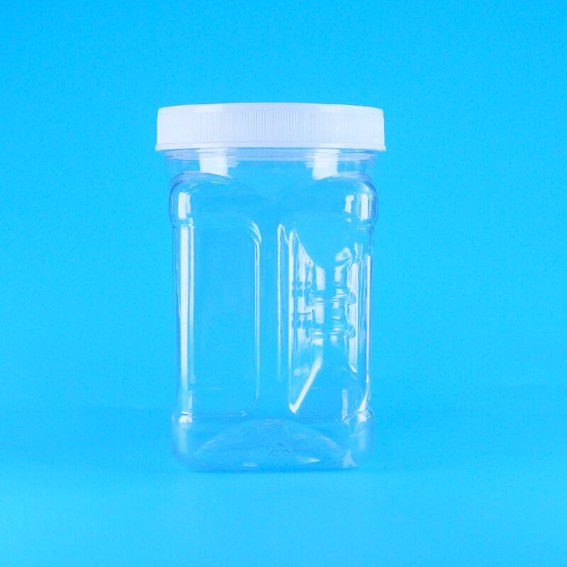 Emon Slice Cranberry Cookies Calamars Séchés PET Couvercles à Vis Transparents en Plastique Pots de Préhension Qualité Alimentaire