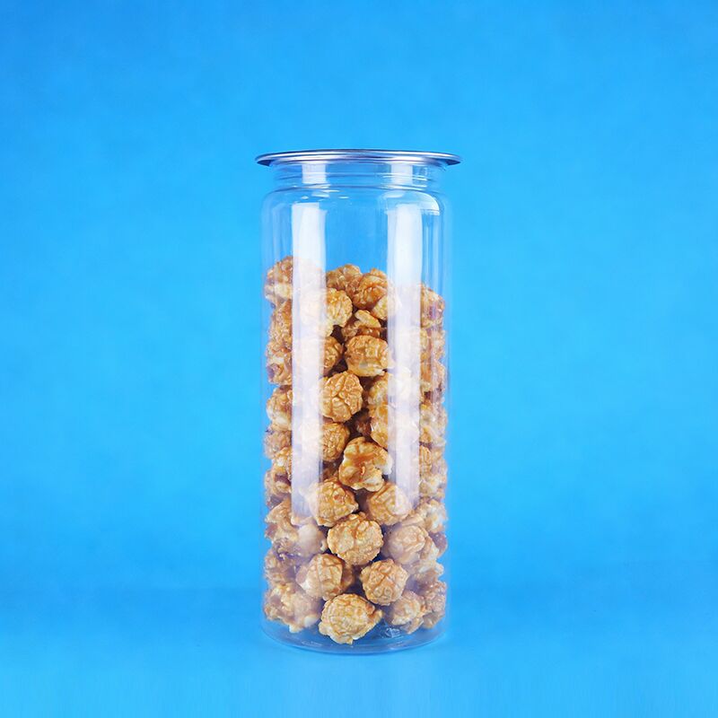 Boîte de boissons en PET sans BPA avec couvercle facile à ouvrir et capacité de 520 ml pour boissons et sodas