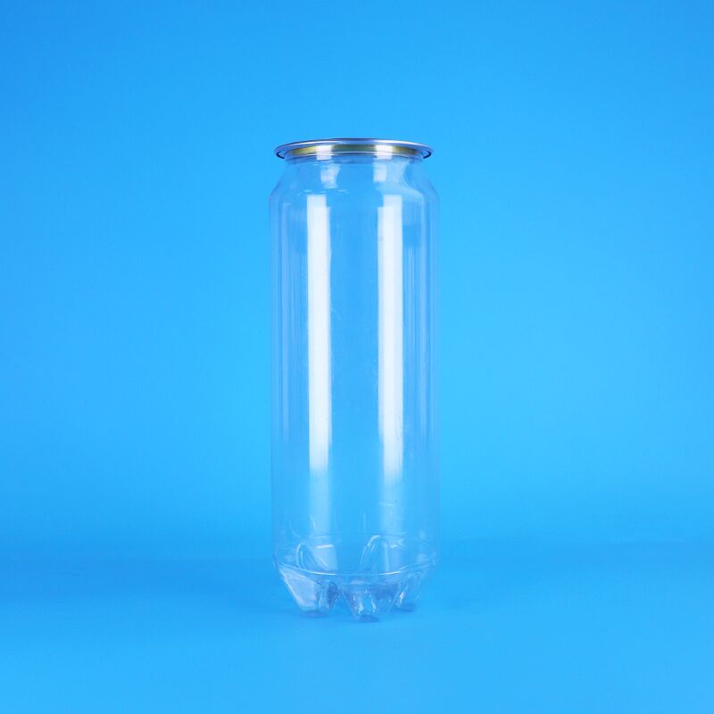 Boîte en plastique PET avec couvercle ouvert facilement de capacité 500 ml étanche aux fuites pour les boissons gazeuses et les boissons alcoolisées