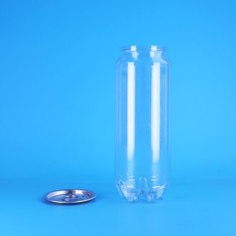 Des pots en plastique personnalisés de qualité alimentaire PET Soude en plastique Mike Thé vert peut facilement ouvrir le couvercle