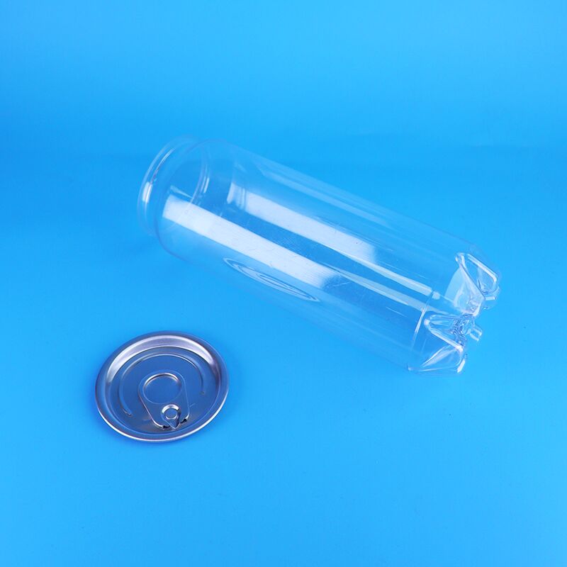 Des pots en plastique personnalisés de qualité alimentaire PET Soude en plastique Mike Thé vert peut facilement ouvrir le couvercle