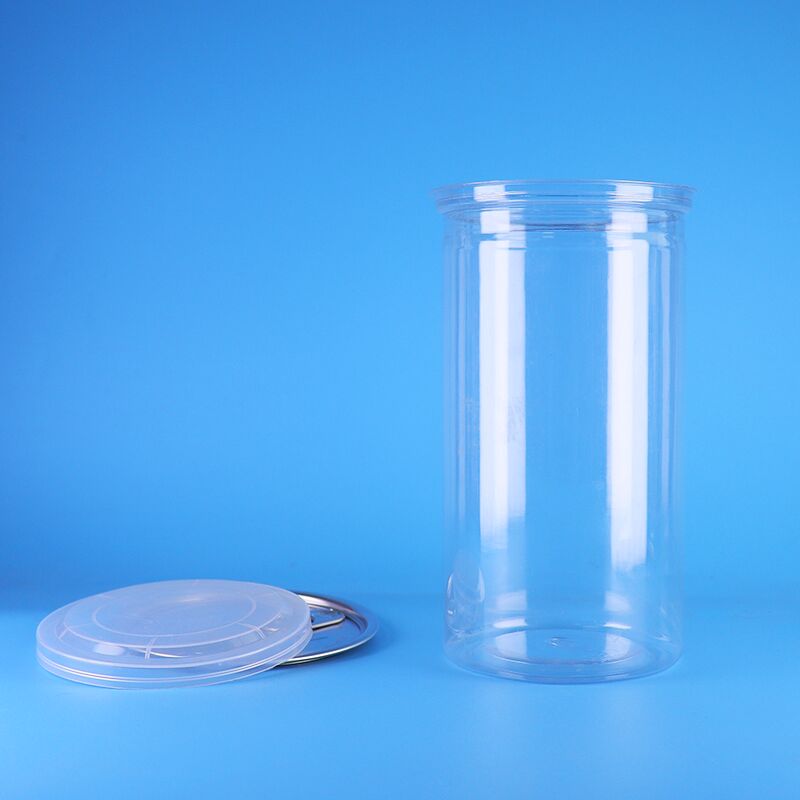 700 ml pot en PET étanche à bouche large pour le stockage de nourriture pour bébés et de popcorn