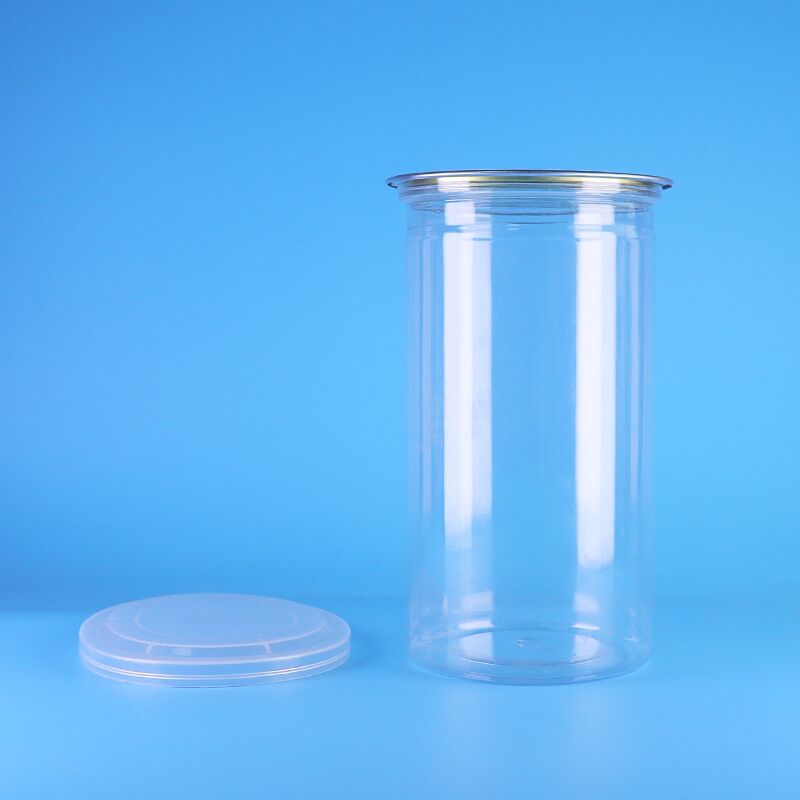 700 ml pot en PET étanche à bouche large pour le stockage de nourriture pour bébés et de popcorn
